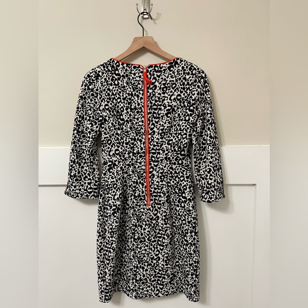 Belle Badgley Mischka Leopard Print Shift Dress Size 4 - Picture 4 of 8
